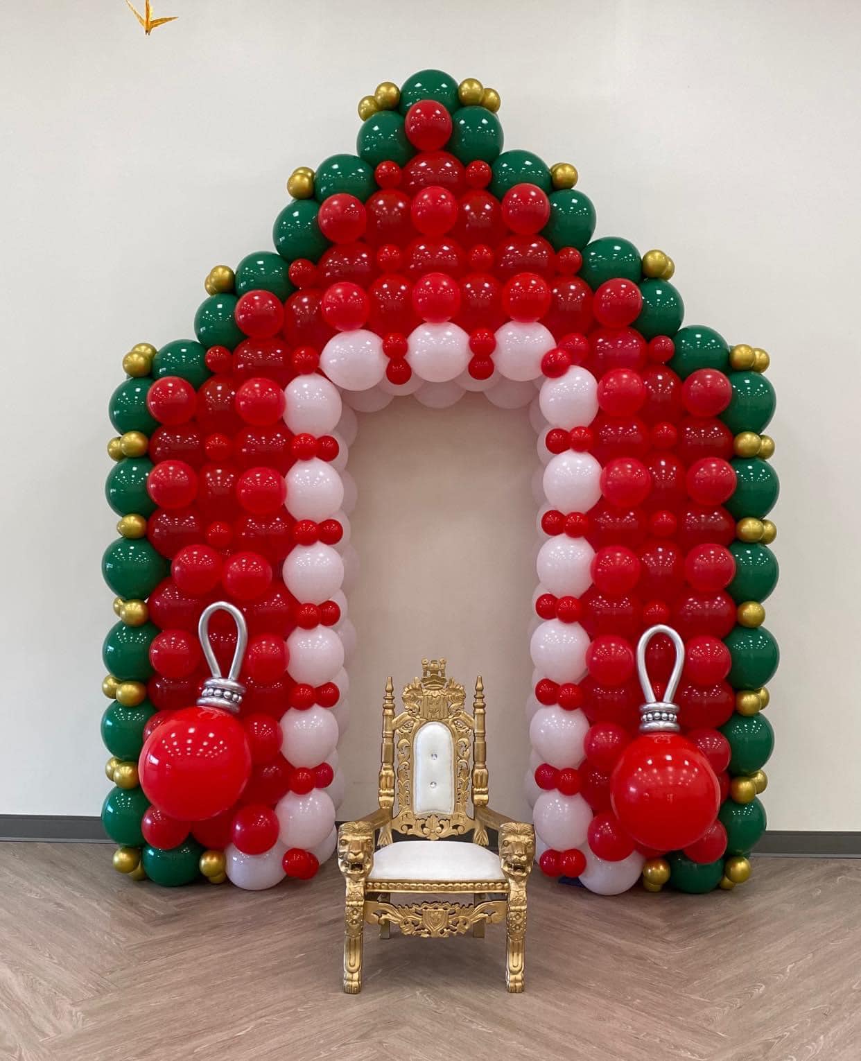 Decoración de fiesta con globos